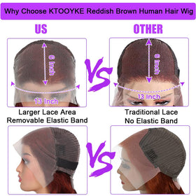 KTOOYKE 6-inch deep parting in HD lace for natural parting