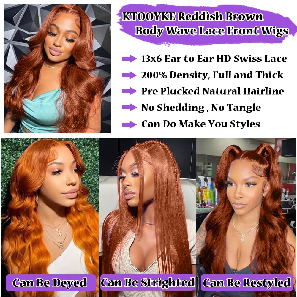 KTOOYKE body wave texture on 13x6 HD frontal for versatile styling