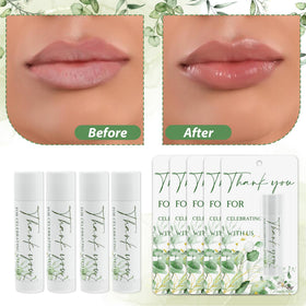 Kuabiz wedding gift lip balm sets, elevate reception favors with a soft vanilla aroma.