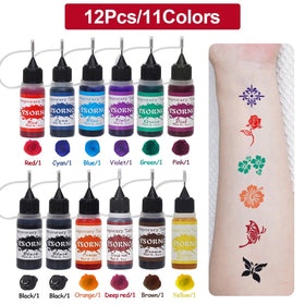 KUBOKA vivid colors deliver bright, lasting temporary tattoos