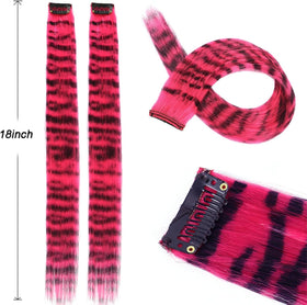 Kudois stripe printed wig shows colorful stripes for bold party looks