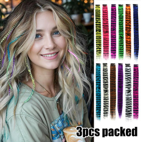 Kudois stripe printed wig is easy to clean and store