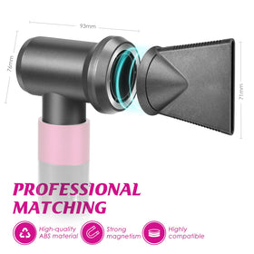 Kuflant hair dryer attachment holder keeps tools organized and accessible