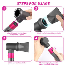 Kuflant magnetic adapter for quick, tool-free attachment changes