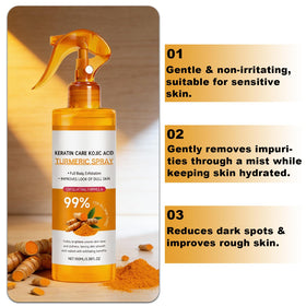 KUNAL Natural turmeric extract detail in skin friendly formula