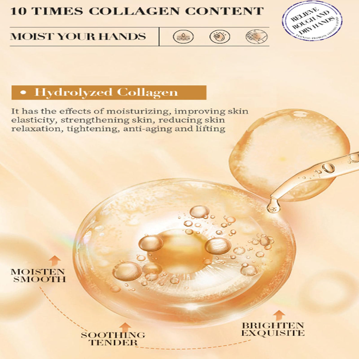 kunbry collagen hand cream nourishes with botanical extracts and vitamins.