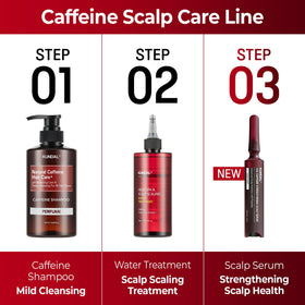 KUNDAL anti hair loss shampoo panthenol-niacinamide promote stronger-looking hair.
