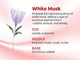 KUNDAL White Musk scent preview on bottle.