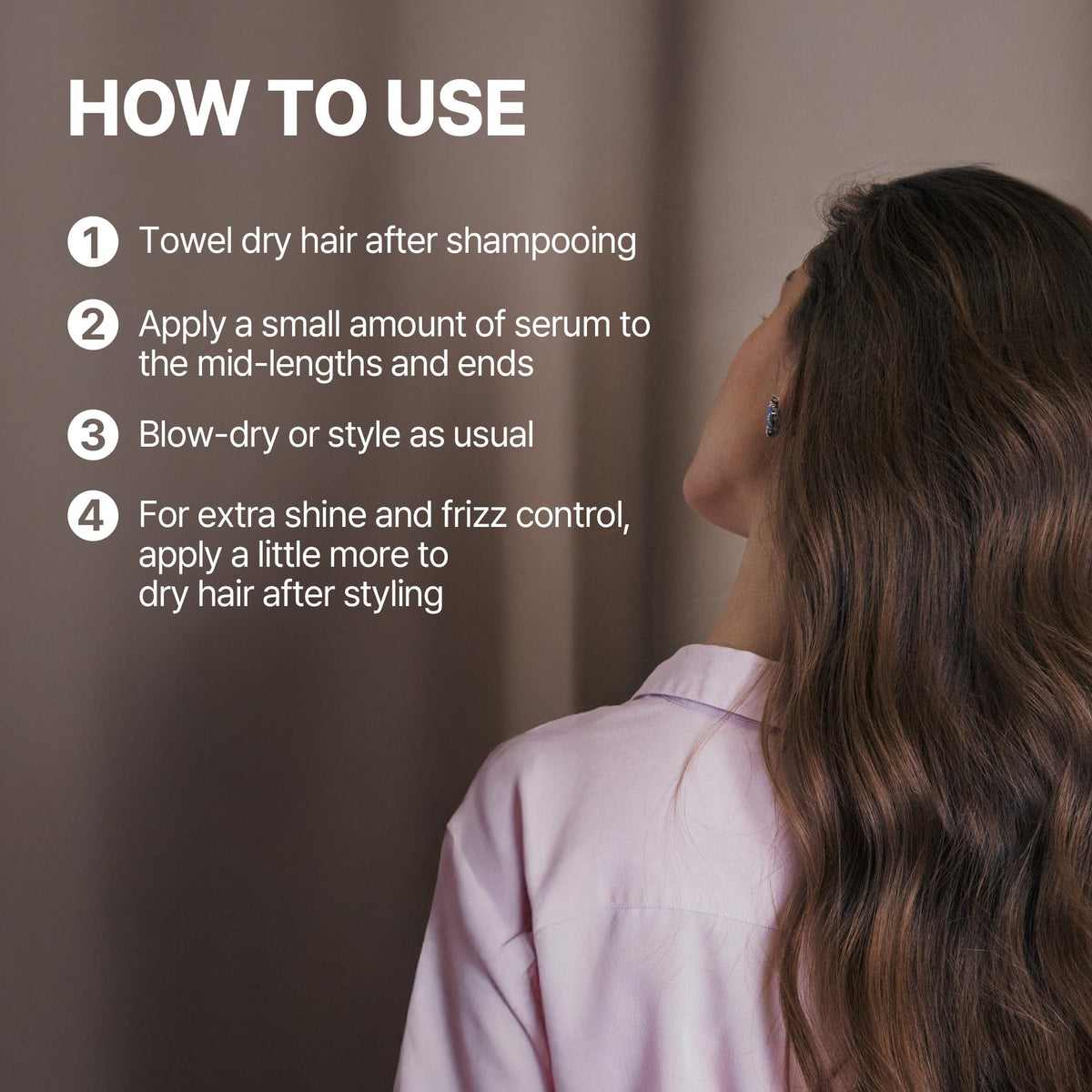 KUNDAL lightweight oil blend texture on strand.