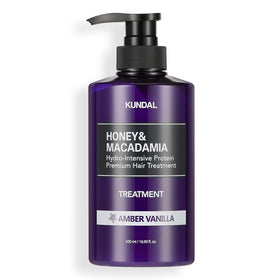 KUNDAL Honey & Macadamia bottle ready to hydrate and nourish hair