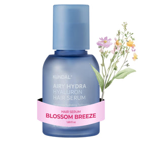 KUNDAL Hyaluronic Acid Serum bottle close-up highlighting lightweight hydration for fine hair