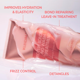 KUNDAL Protein Damage Care No Wash heat shield protects up to 446°F during styling