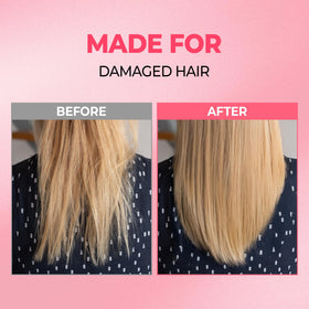 KUNDAL Protein Damage Care No Wash ingredients panel highlights hydrolyzed proteins and natural oils