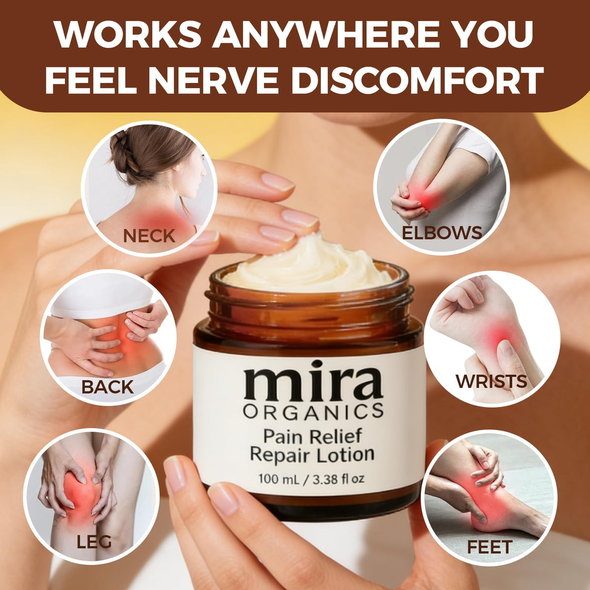 KUNLEN Mira applying lotion on hands and wrists