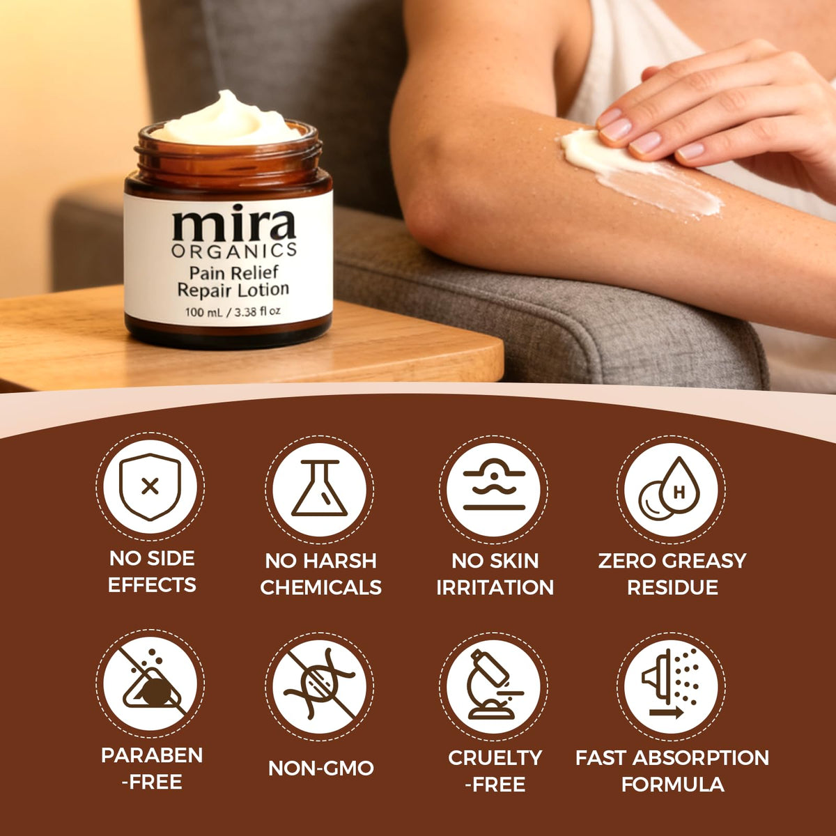 KUNLEN Mira botanical blend with Arnica Aloe and magnesium