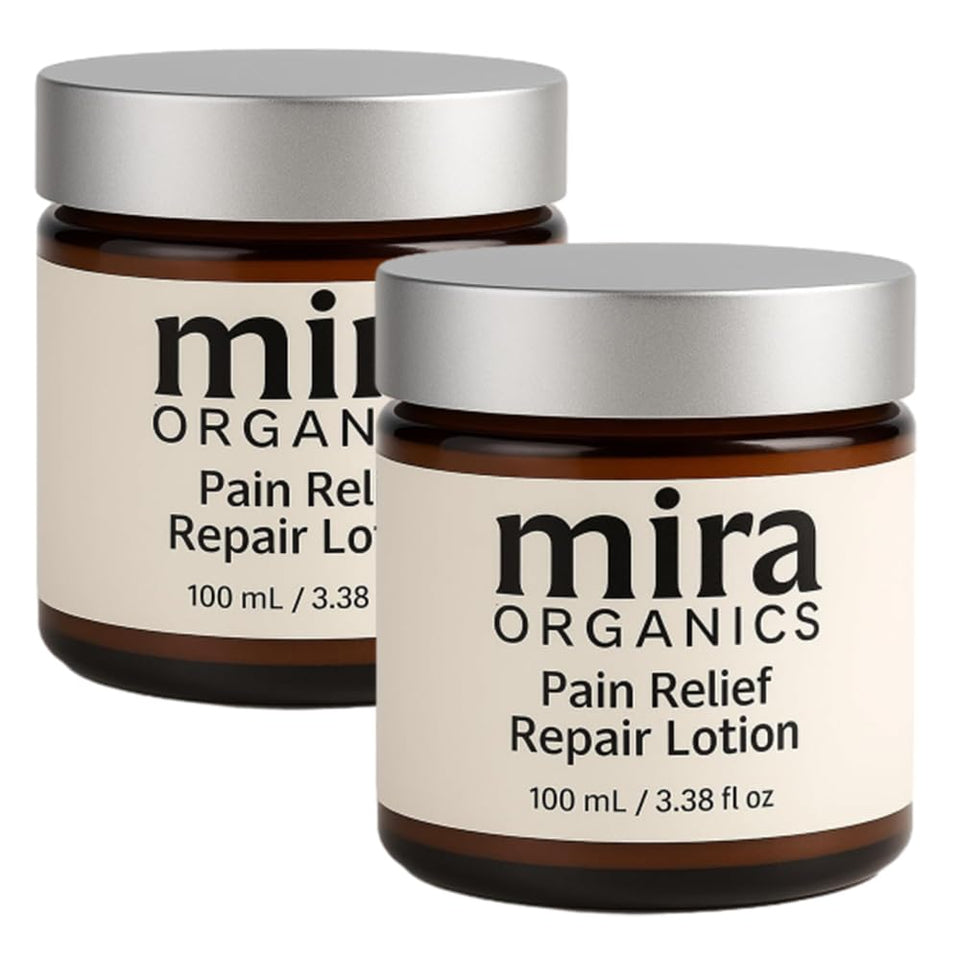 KUNLEN Mira pain relief lotion bottles, convenient two-pack for home use