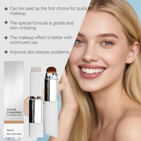 KunMan buildable-coverage swatch demonstrates medium to full coverage.