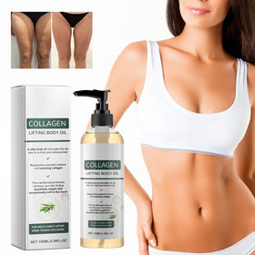 KunMan Collagen Lifting Body Oil hydrates with collagen for moisturized skin