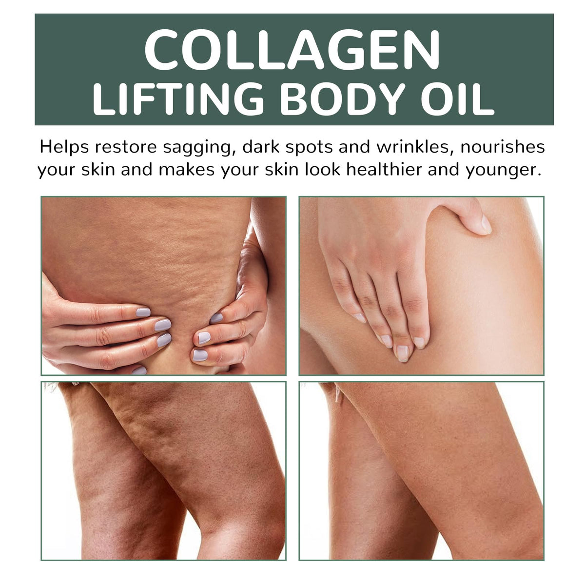 KunMan Collagen Lifting Body Oil demonstrates quick absorption on skin