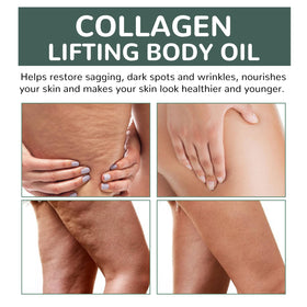 KunMan Collagen Lifting Body Oil demonstrates quick absorption on skin