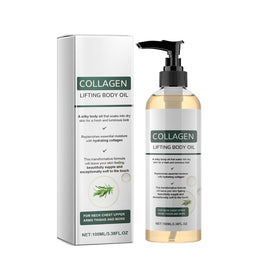 KunMan Collagen Lifting Body Oil shows a silky texture for fast hydration