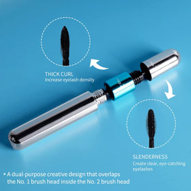 KUNSHNBEI Vibely Mascara 4D silk fiber adds dramatic, silky lashes.