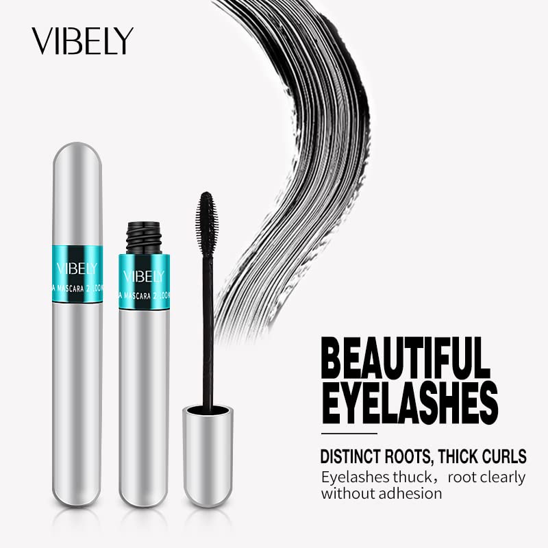 KUNSHNBEI Vibely Mascara packaging highlights premium tube and easy-to-use applicator.