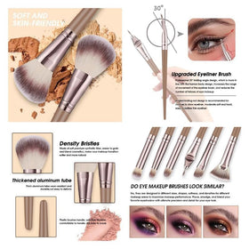 KUORYZAL concealer brush ensures precise application and seamless blending for blemish-free appearance.