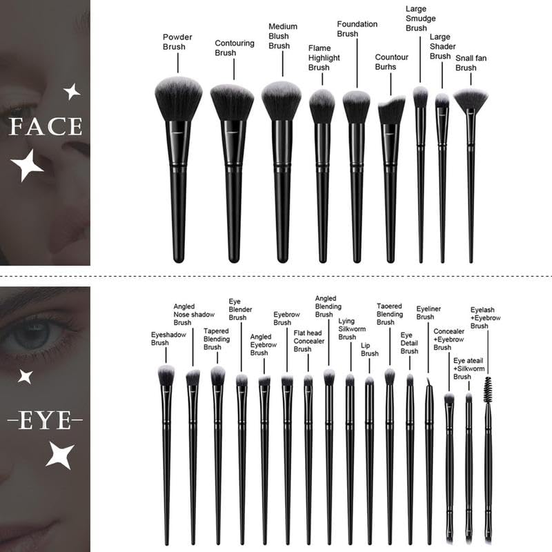 KUORYZAL concealer brush with precision-tip for targeted correction.