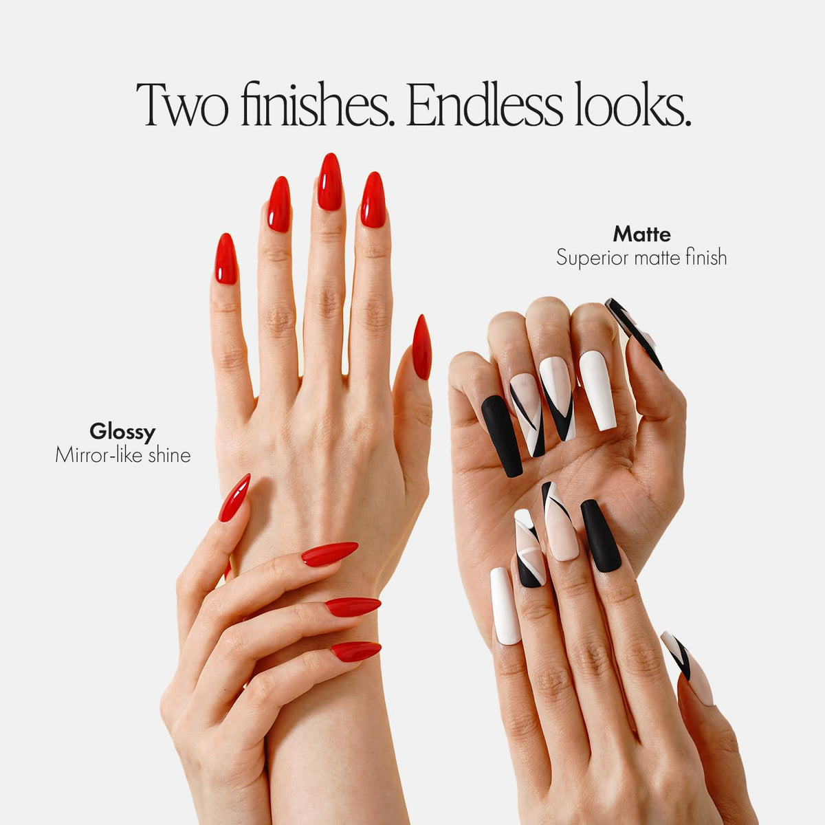 KUPA GelFinity no-wipe top coat over color for a smooth, tack-free manicure