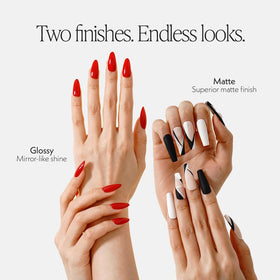 KUPA Gelfinity no-wipe top coat brush close-up for smooth coverage.