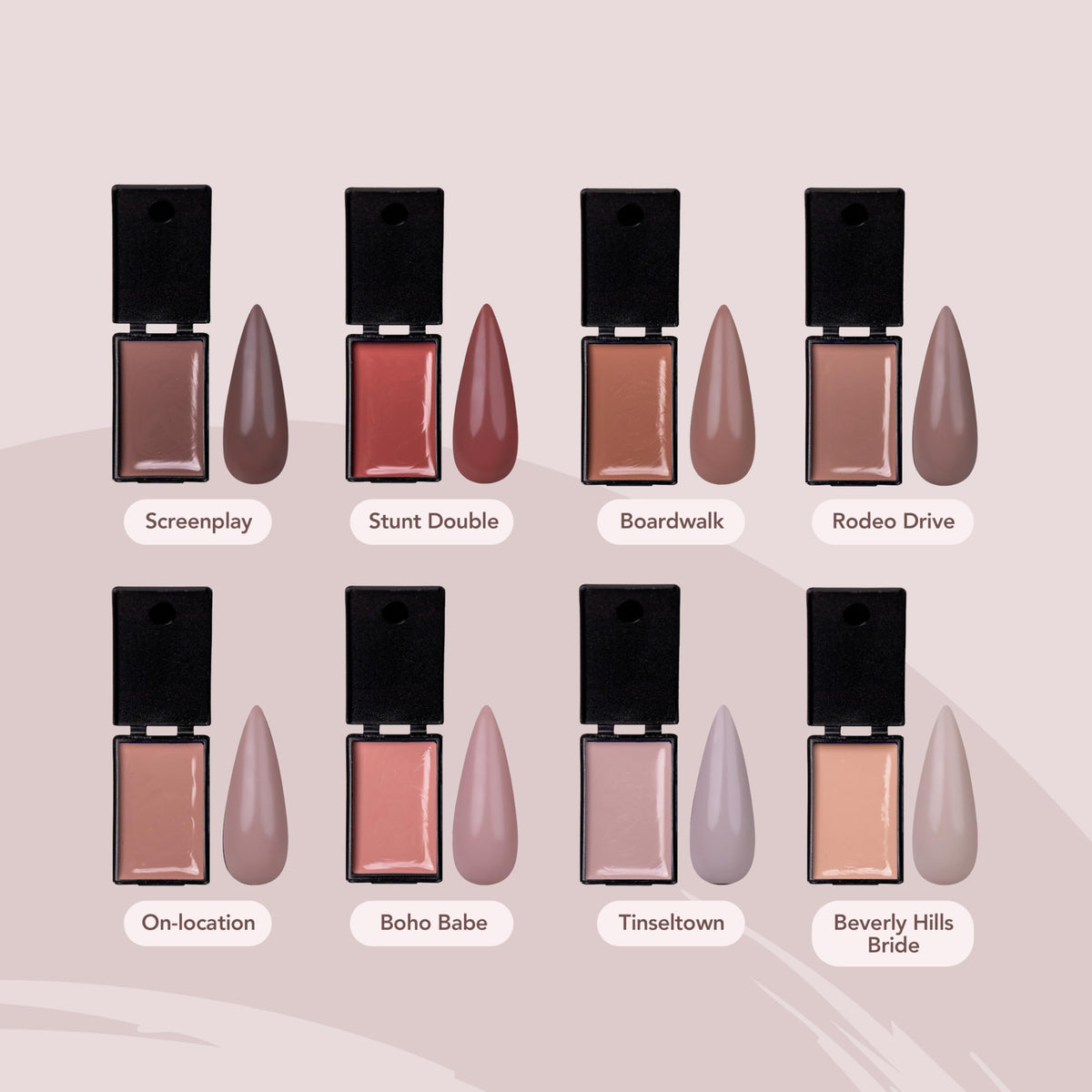 KUPA KULR color palette swatch reveals vibrant, fade-resistant shades for versatile looks.