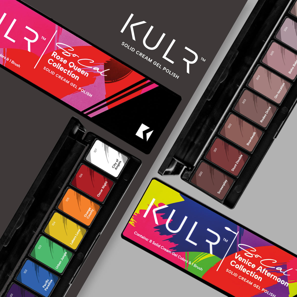 KUPA KULR desert-inspired shades are great for nail art and style statements.