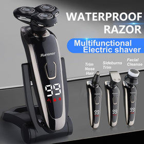 Kurener dual-track stainless blades for smooth, even closeness