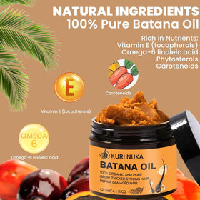 Kuri Nuka Batana oil texture close-up with natural richness