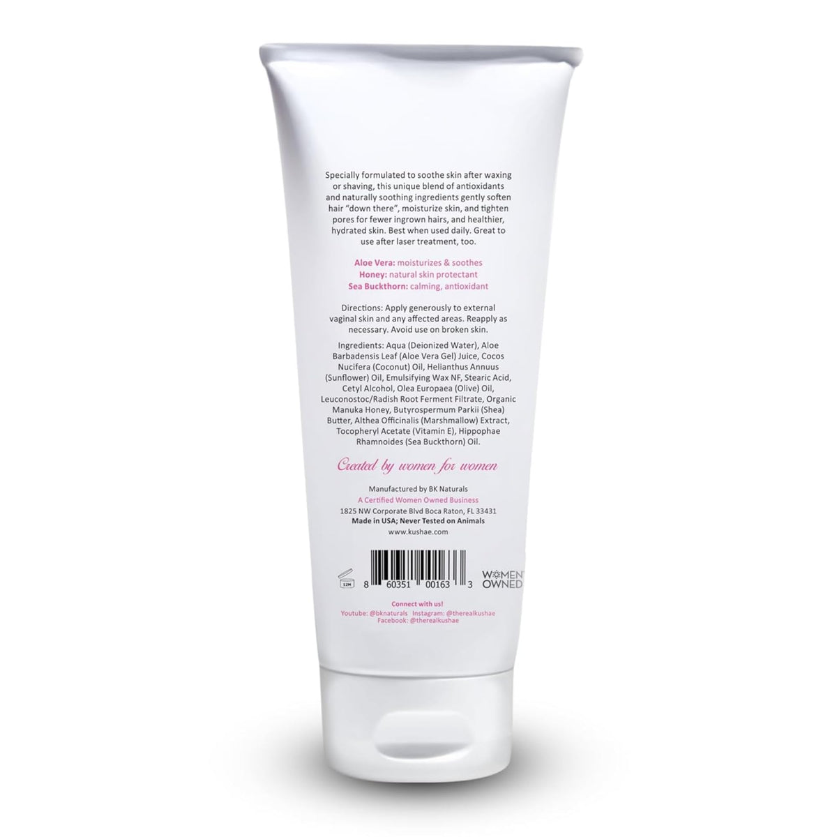 Kushae 4oz cream jar on dresser for everyday use