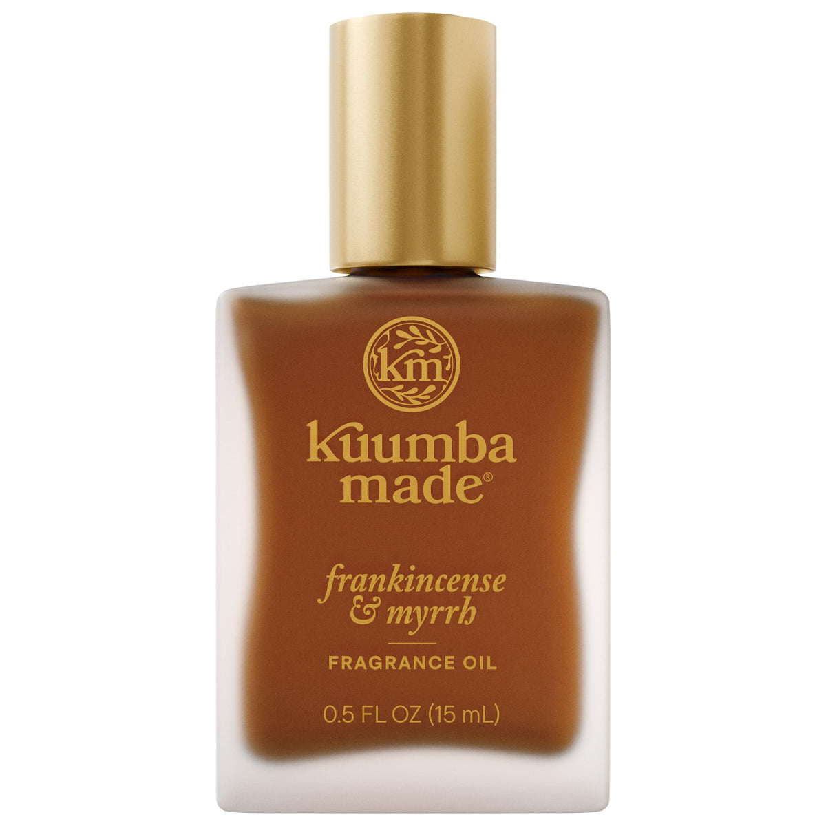 Kuumba Made Frankincense and Myrrh fragrance oil bottle cap for daily use