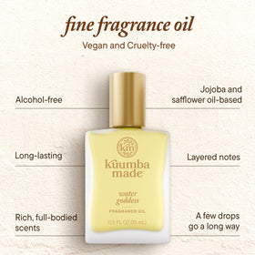 Kuumba Made Water Goddess packaging box reflects ethical vegan crafting.
