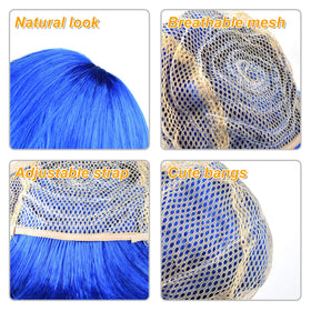 KUUQA vibrant wigs for Halloween outfits and daily style
