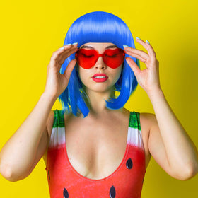 KUUQA neon hairpieces for party selfies and events