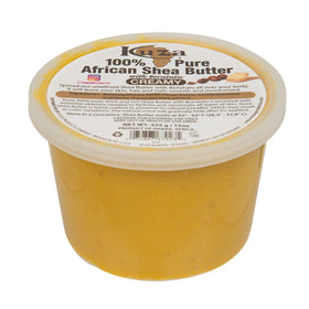 Kuza Shea Butter with Borututu in a creamy jar, perfect for skin hydration.