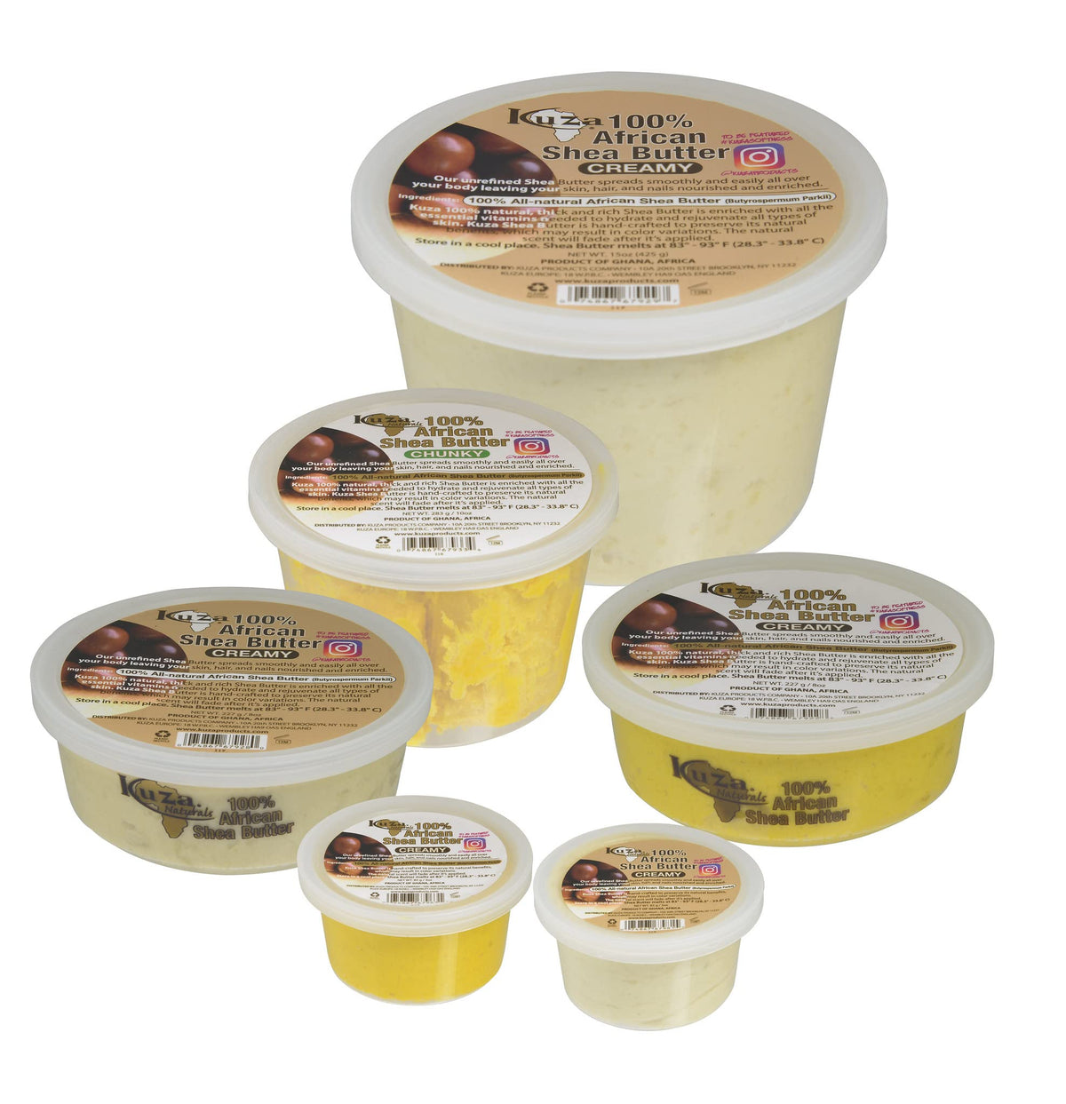 Kuza Shea Butter Borututu for nails and hands nourishes and softens.