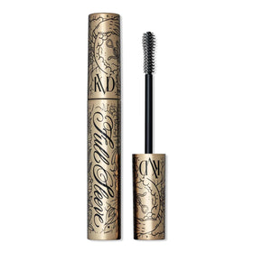 KVD Beauty Full Sleeve mascara brush close-up showing filigree hooks for precise coverage.