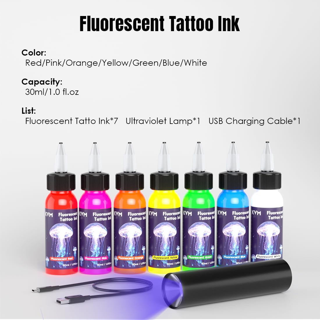 KVM ink texture is ultra-smooth, aiding easy application for pros and beginners.