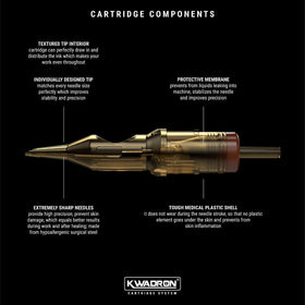 Kwadron round liner 35/9RLMT for bold outlines with stability.