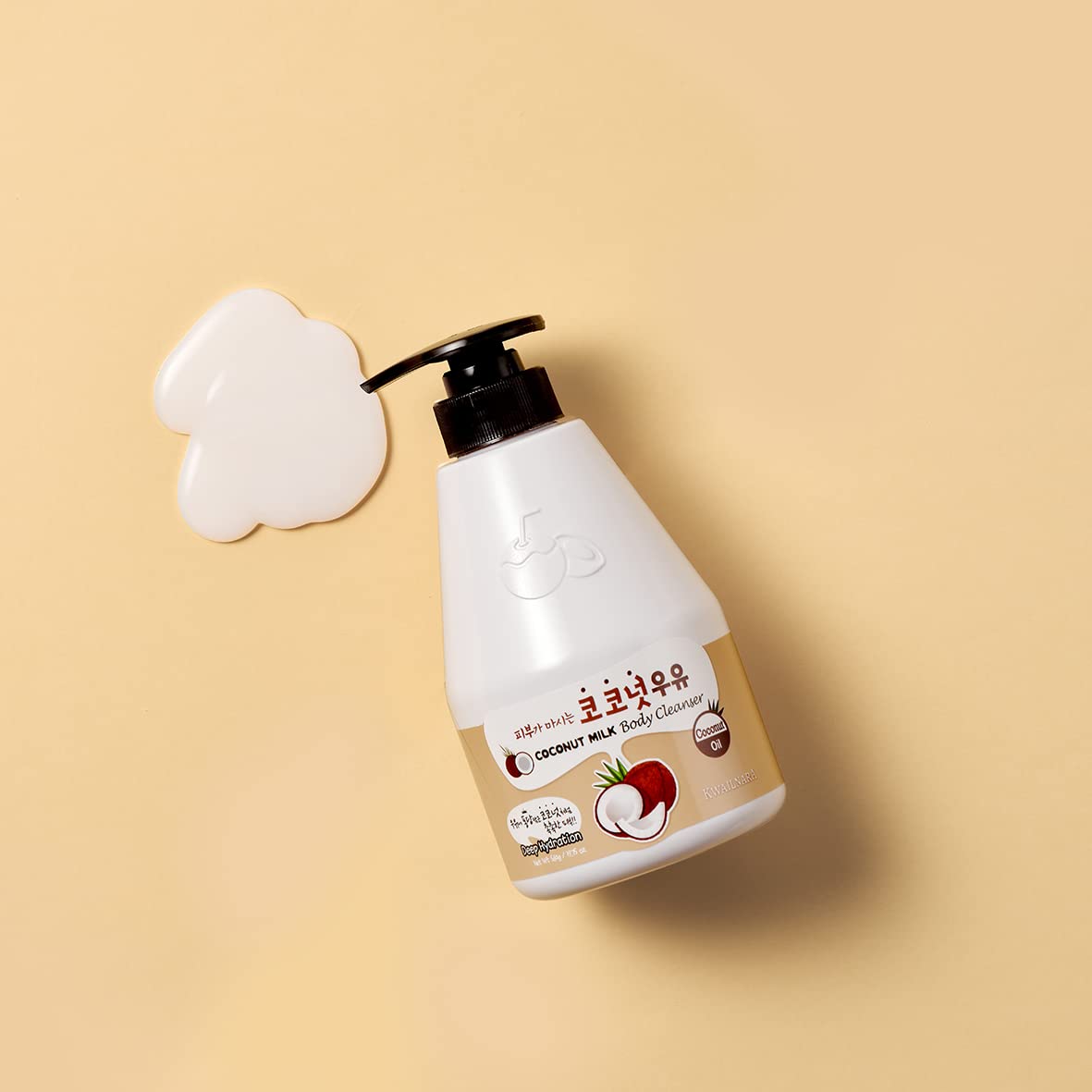 Paraben-free Kwailnara bottle with clear label for daily cleansing