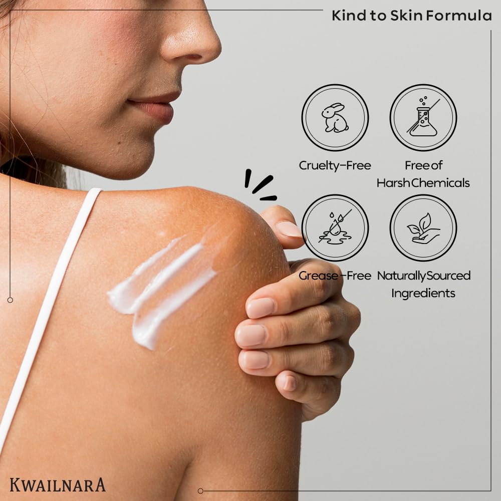 Kwailnara Yuja Milk Body Lotion packaging emphasizes cruelty-free, paraben-free care.