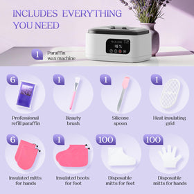 Lavender refill set for soothing aroma options with KXOPALYSS paraffin kit