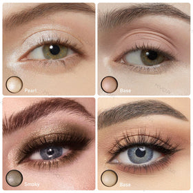 KYDA Best Of The Baked Palette eyeshadows swatches with neutral tones for daytime radiance