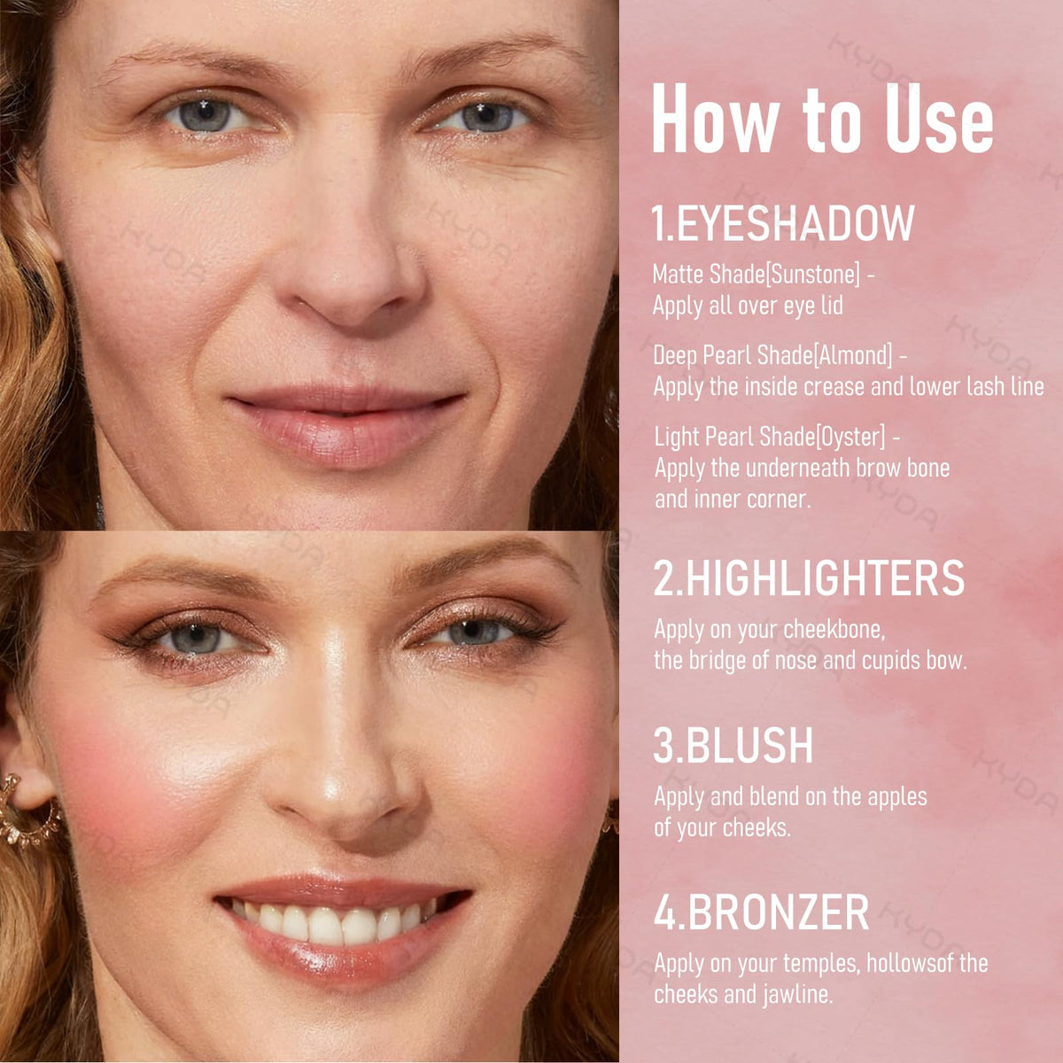KYDA Best Of The Baked Palette long-wear formula stays vibrant throughout the day